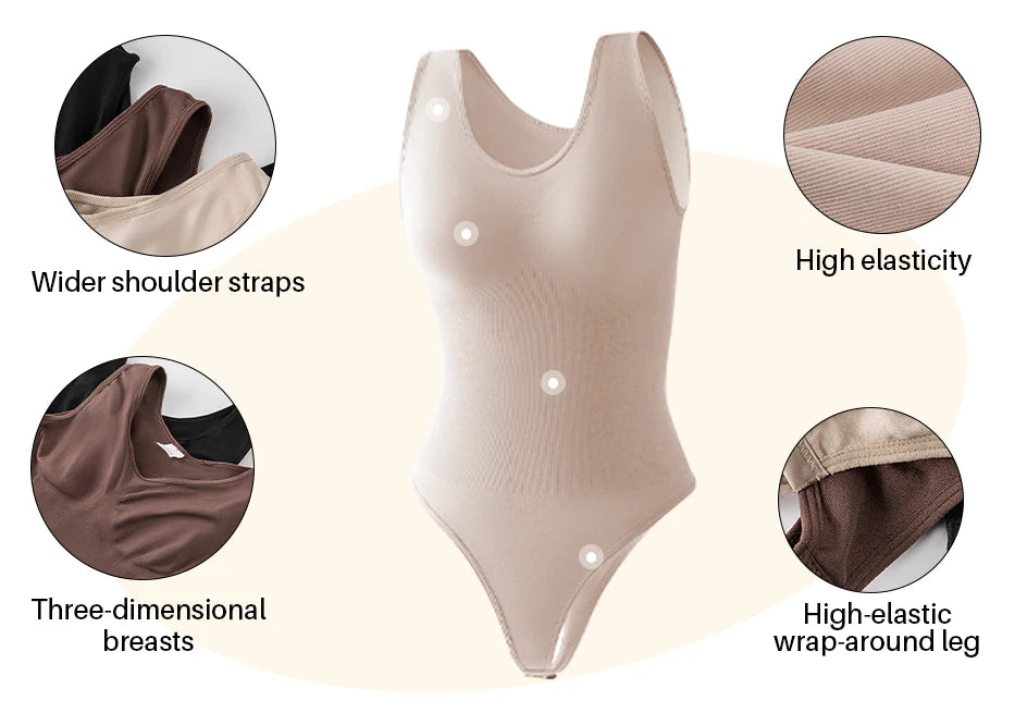 Body Modelador Ajustável e Confortável